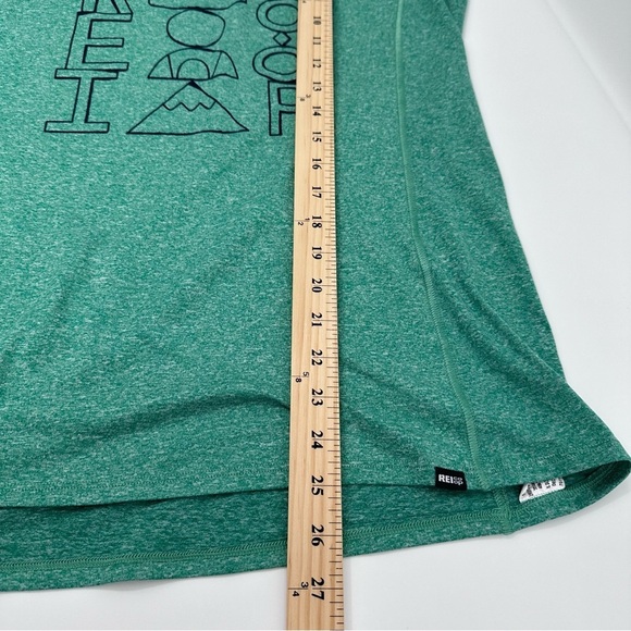 REI T Shirt Women Medium Green ShortSleeve Tee Top Outdoor Stretch Hiking Active - Picture 6 of 6